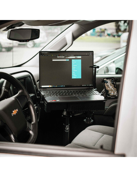 RAM® No-DrillT Laptop Mount for '19-26 Chevy Silverado, Tahoe & More