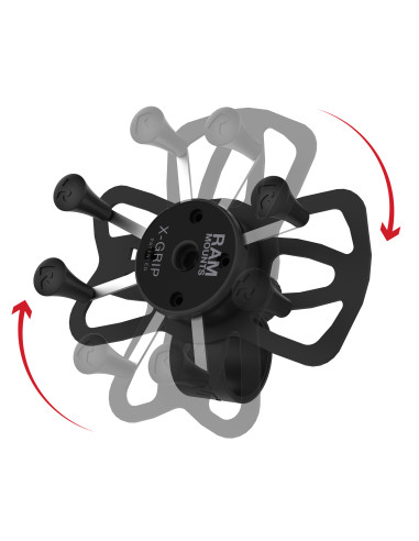 RAM® X-Grip® Phone Mount with RAM® Tough-StrapT Handlebar Base