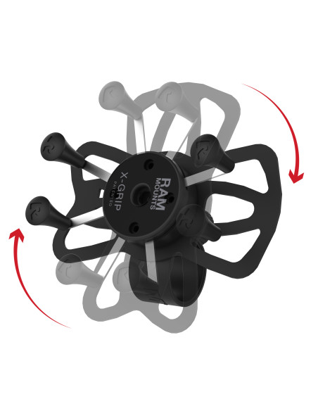 RAM® X-Grip® Phone Mount with RAM® Tough-StrapT Handlebar Base