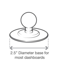 RAM® Flex Adhesive Ball Base 2