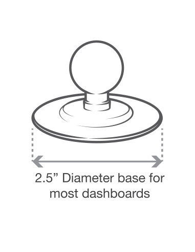 RAM® Flex Adhesive Ball Base