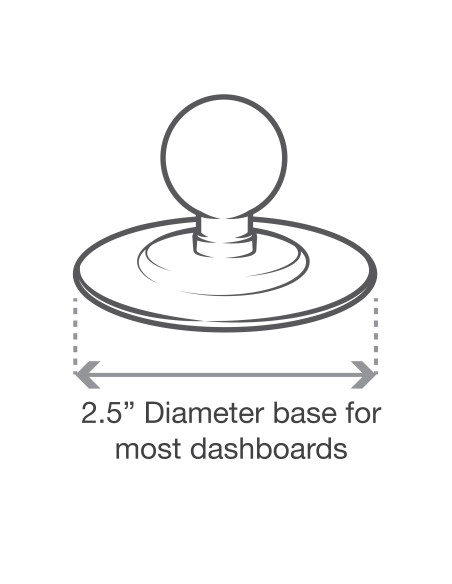 RAM® Flex Adhesive Ball Base RAM® Flex Adhesive Ball Base