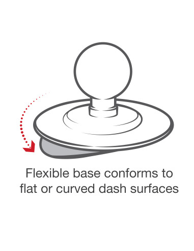 RAM® Flex Adhesive Ball Base