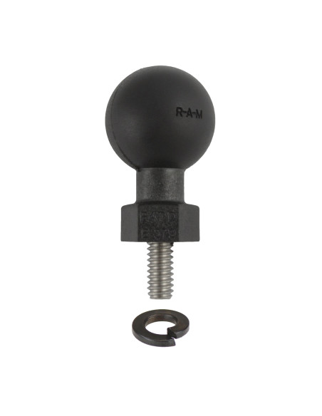 RAM® Tough-BallT with 1/4"-20 x .50" Threaded Stud and Lock Washer RAM® Tough-BallT with 1/4"-20 x .50" Threaded Stud and Lock Washer