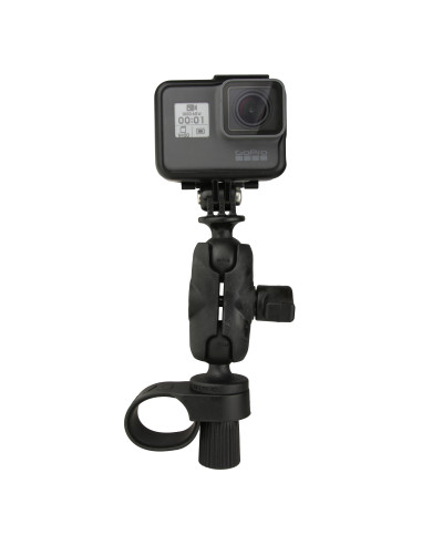 RAM® Tough-StrapT Double Ball Mount with Universal Action Camera Adapter