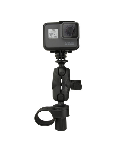 RAM® Tough-StrapT Double Ball Mount with Universal Action Camera Adapter