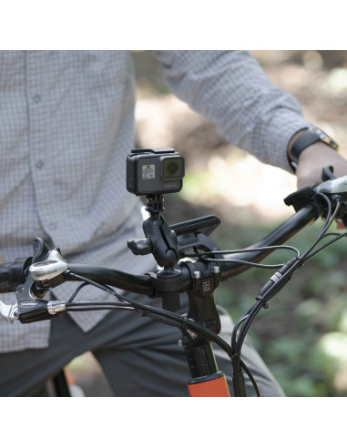 RAM® Tough-StrapT Double Ball Mount with Universal Action Camera Adapter