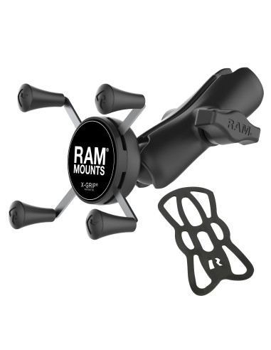 RAM® X-Grip® Phone Holder with Composite Double Socket Arm