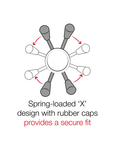 RAM® X-Grip® Phone Holder with Composite Double Socket Arm