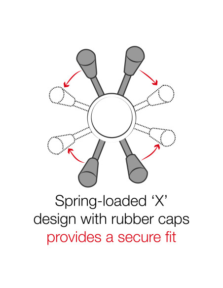 RAM® X-Grip® Phone Holder with Composite Double Socket Arm