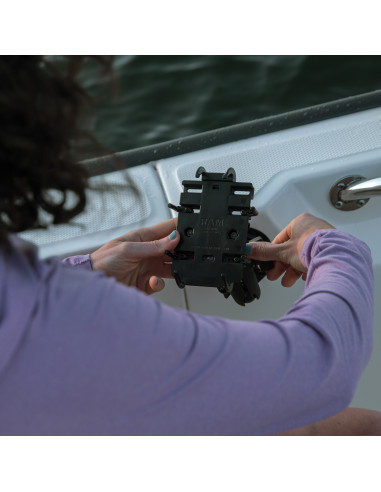 RAM® Quick-GripT Phone Mount with RAM® Twist-LockT Suction Cup Base