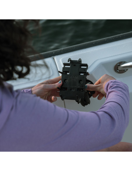 RAM® Quick-GripT Phone Mount with RAM® Twist-LockT Suction Cup Base