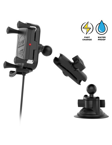 RAM® Tough-ChargeT 15W Wireless Charging Suction Cup Mount