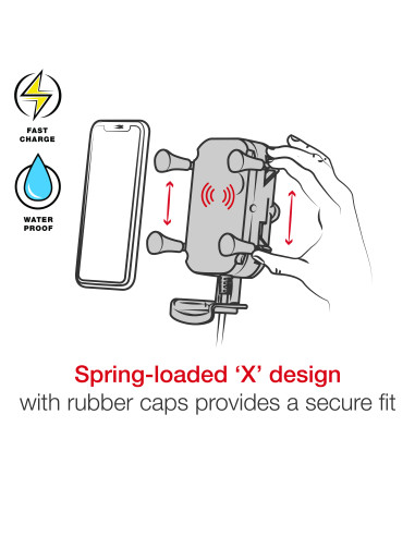 RAM® Tough-ChargeT 15W Wireless Charging Suction Cup Mount