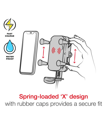 RAM® Tough-ChargeT 15W Wireless Charging Suction Cup Mount