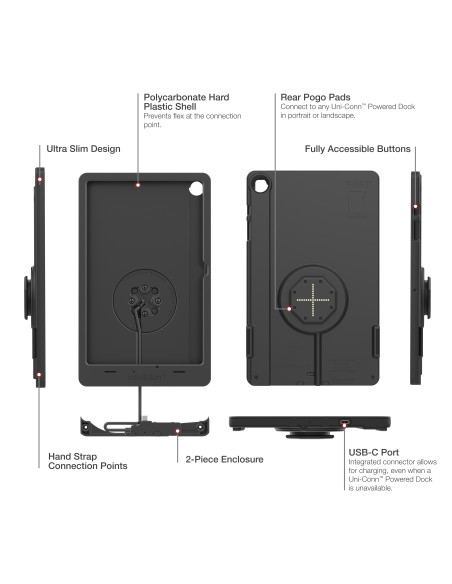 IntelliSkin® Thin-CaseT for Samsung Tab A9+ (Rear Pogo Pads) IntelliSkin® Thin-CaseT for Samsung Tab A9+ (Rear Pogo Pads)