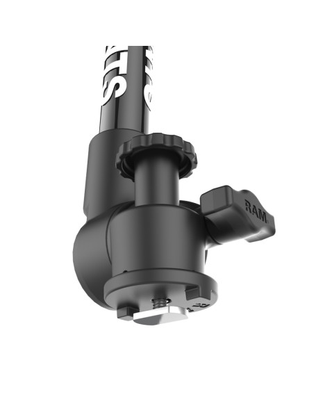 RAM® Tough-PoleT Camera Mount with Double Pipe & RAM® Track-NodeT Base