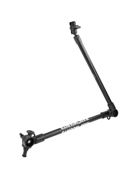 RAM® Tough-PoleT 48" Double Pipe Mount with RAM® Track-NodeT Base RAM® Tough-PoleT 48" Double Pipe Mount with RAM® Track-NodeT Base