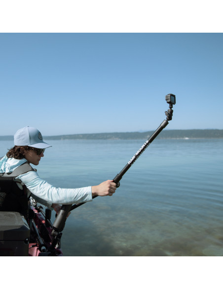 RAM® Tough-PoleT 48" Double Pipe Mount with RAM® Track-NodeT Base RAM® Tough-PoleT 48" Double Pipe Mount with RAM® Track-NodeT Base