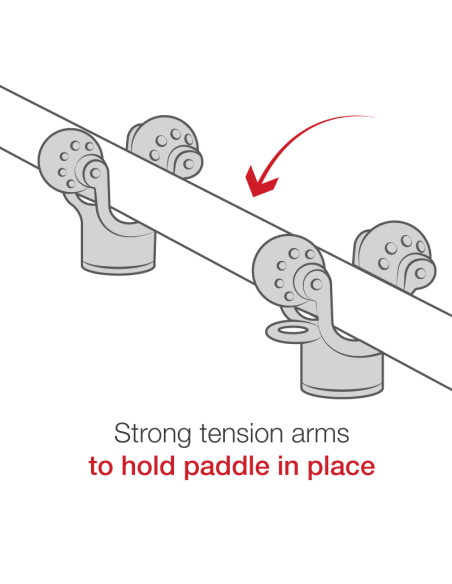 RAM® Roller-BallT 2-Pack Paddle & Accessory Holder