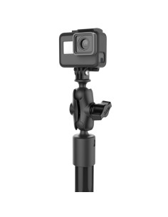RAM® Tough-PoleT 48" Action Camera Mount with Double Pipe & Track Base 2
