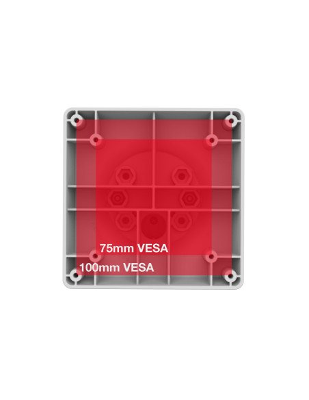 GDS® Uni-ConnT Powered Dock with USB-C & VESA Adapter - Gray