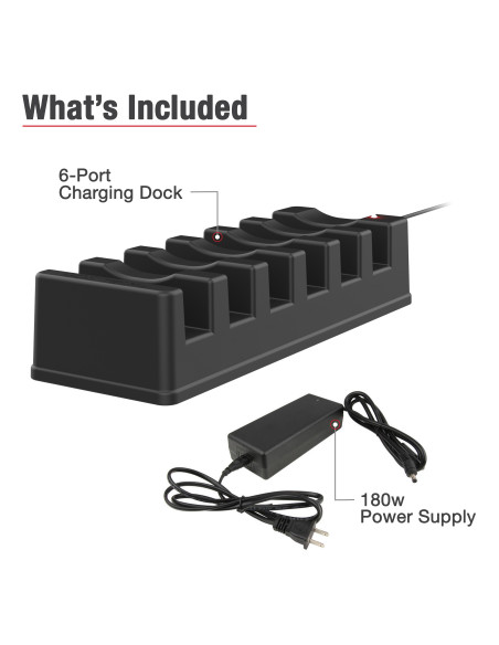 GDS® 6-Port Powered Dock for Tablets with IntelliSkin®