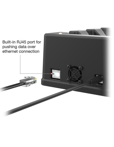 GDS® 6-Port Power + Single RJ45 Dock for Tablets with IntelliSkin®