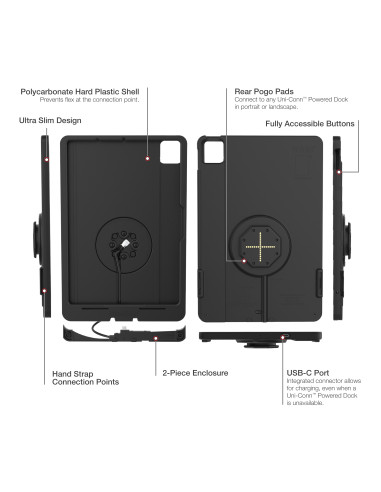 IntelliSkin® Thin-CaseT for iPad Air 11 (M2 & M3) (Rear Pogo Pads)