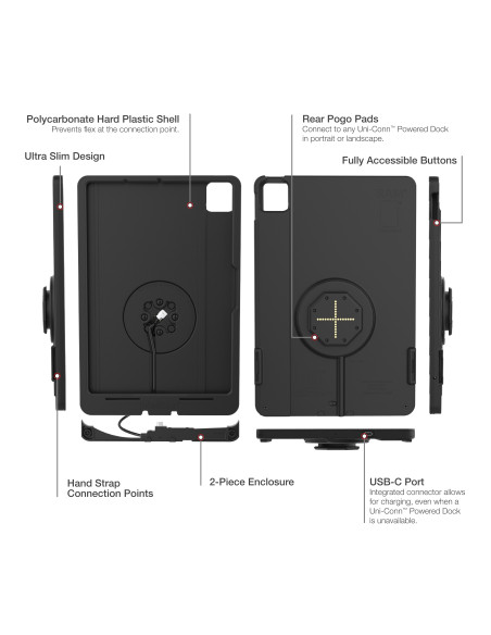 IntelliSkin® Thin-CaseT for iPad Air 11 (M2 & M3) (Rear Pogo Pads)