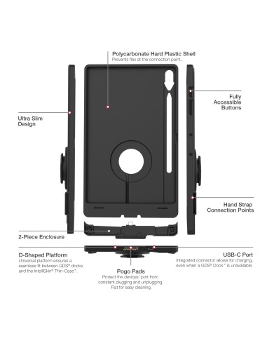IntelliSkin® Thin-CaseT for Samsung Tab S10+, S9+ & S9 FE+