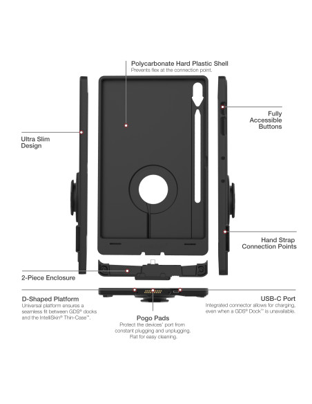 IntelliSkin® Thin-CaseT for Samsung Tab S10+, S9+ & S9 FE+ IntelliSkin® Thin-CaseT for Samsung Tab S10+, S9+ & S9 FE+