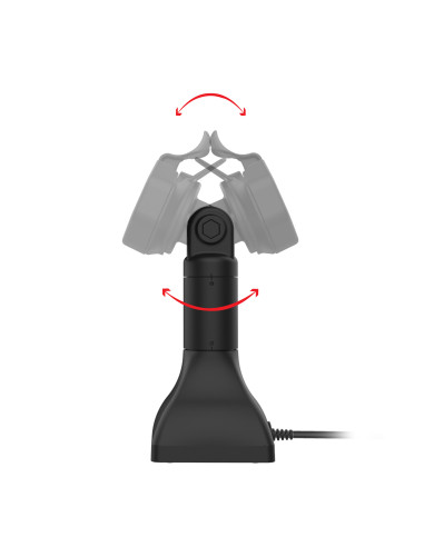 GDS® Uni-ConnT Powered 7" Pedestal Dock with USB-C