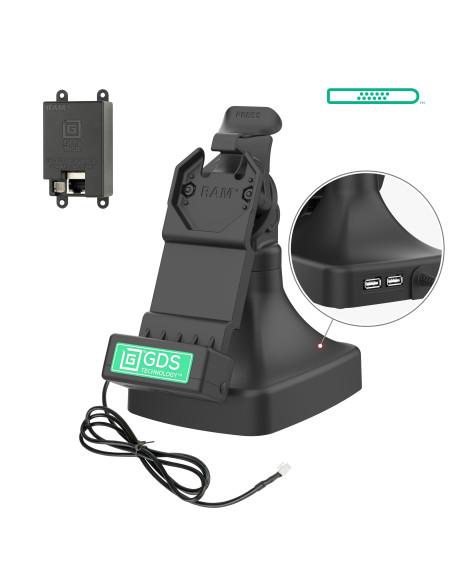 GDS® Uni-ConnT Tilt & Swivel Dock with PoE + Data GDS® Uni-ConnT Tilt & Swivel Dock with PoE + Data