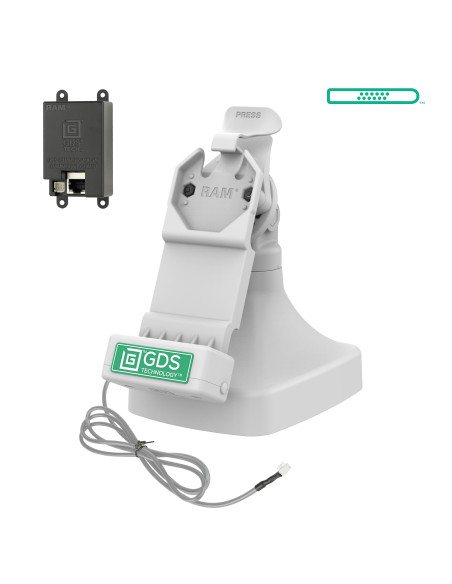 GDS® Uni-ConnT Tilt & Swivel Dock with PoE - Gray GDS® Uni-ConnT Tilt & Swivel Dock with PoE - Gray