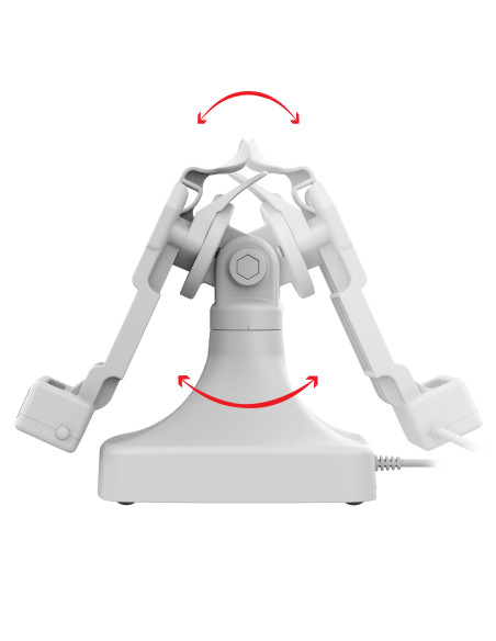 GDS® Uni-ConnT Tilt & Swivel Dock with PoE - Gray GDS® Uni-ConnT Tilt & Swivel Dock with PoE - Gray