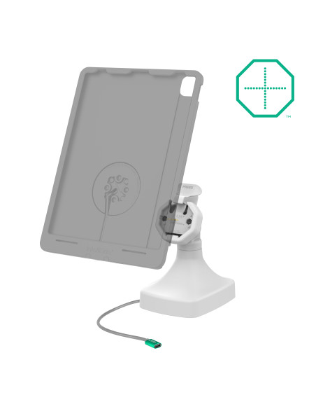 GDS® Uni-ConnT Powered Tilt & Swivel Dock with USB-C - Gray GDS® Uni-ConnT Powered Tilt & Swivel Dock with USB-C - Gray