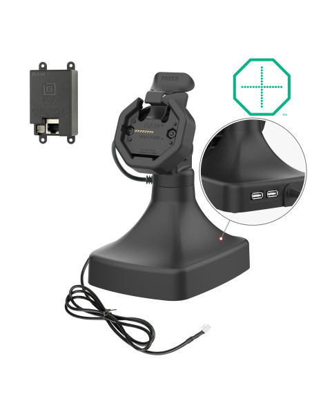 GDS® Uni-ConnT Powered Tilt & Swivel Dock with PoE + Data GDS® Uni-ConnT Powered Tilt & Swivel Dock with PoE + Data