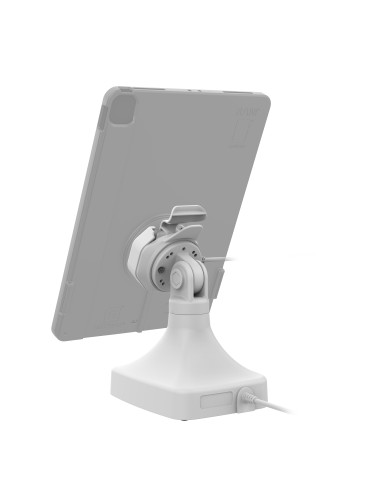 GDS® Uni-ConnT Powered Tilt & Swivel Dock with PoE - Gray