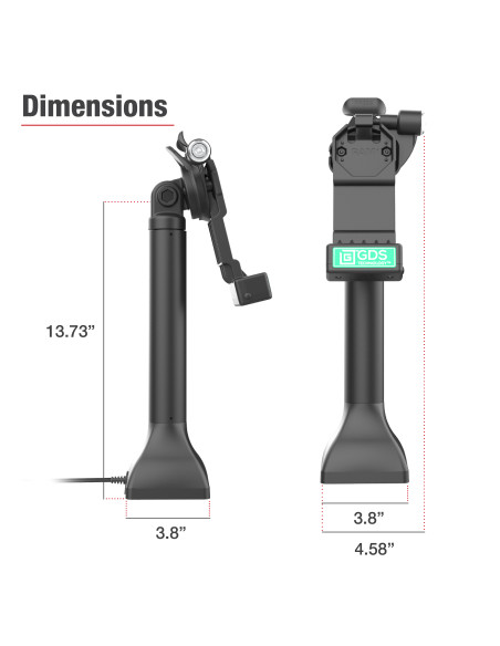 GDS® Uni-ConnT 14" Locking Pedestal Dock with PoE GDS® Uni-ConnT 14" Locking Pedestal Dock with PoE
