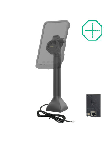 GDS® Uni-ConnT Powered 14" Locking Pedestal Dock with PoE