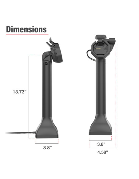 GDS® Uni-ConnT Powered 14" Locking Pedestal Dock with PoE GDS® Uni-ConnT Powered 14" Locking Pedestal Dock with PoE
