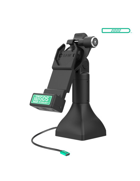 GDS® Uni-ConnT 7" Locking Pedestal Dock with USB-C GDS® Uni-ConnT 7" Locking Pedestal Dock with USB-C