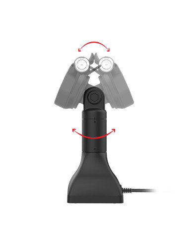 GDS® Uni-ConnT Powered 7" Locking Pedestal Dock with PoE