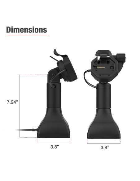 GDS® Uni-ConnT Powered 7" Locking Pedestal Dock with PoE GDS® Uni-ConnT Powered 7" Locking Pedestal Dock with PoE