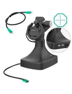 GDS® Uni-ConnT Powered Locking Tilt & Swivel Dock with USB-C + Data