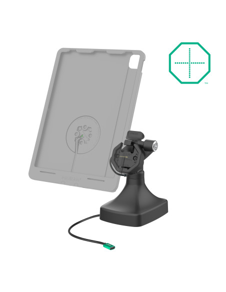 GDS® Uni-ConnT Powered Locking Tilt & Swivel Dock with USB-C + Data