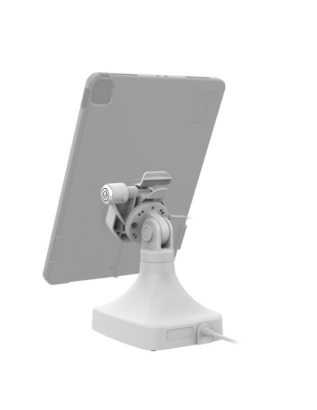 GDS® Uni-ConnT Powered Locking Tilt & Swivel Dock with USB-C - Gray