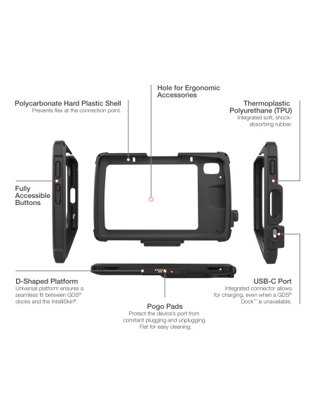 IntelliSkin® Next Gen for Zebra ET4x 8" Enterprise Tablet