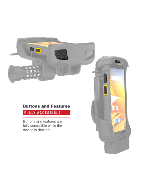 RAM® Combo-Locking Form-Fit Powered Dock for Zebra TC73 & TC78 RAM® Combo-Locking Form-Fit Powered Dock for Zebra TC73 & TC78